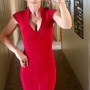 Red Prada Dress 1st of Images